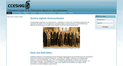 Desktop Screenshot of ccesigg.de
